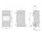 Preview: Kaminofen Skantherm Ator Panorama Stahl