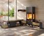 Preview: Kaminofen Skantherm Elements 600 3 Seiten mit 3 Zusatzmodulen und Boxen