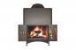 Preview: Brunner Offener Kamin flach Urfeuer-Küchenkamin® 50/66 mit Funktionsnische