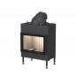 Preview: Brunner fireplace BKH 5.0 Flach 42-66 DT green