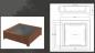 Preview: Infire Feuerstelle Corten Square 1000