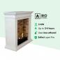 Preview: Ethanol fireplace Xaralyn Cadiz Stone White with decor