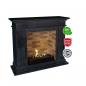 Preview: Ethanol fireplace Xaralyn Kos Stone Anthracite with stone decor