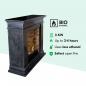 Preview: Ethanol fireplace Xaralyn Kos Stone Anthracite with stone decor