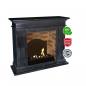 Preview: Ethanol fireplace Xaralyn Kos Stone Anthracite with Medaillon