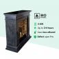Preview: Ethanol fireplace Xaralyn Kos Stone Anthracite with Medaillon