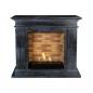 Preview: Ethanol fireplace Xaralyn Kos Stone Anthracite with stone decor