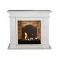 Preview: Ethanol fireplace Xaralyn Kos Stone white with Medaillon