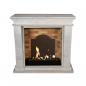 Preview: Ethanol fireplace Xaralyn Kreta Mini Medaillon white polished