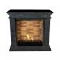 Preview: Xaralyn Bioethanolkamin Kreta Mini Steindekor anthrazit poliert