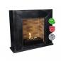 Preview: Ethanol fireplace Xaralyn Nero Stone Anthracite stone decor