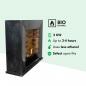Preview: Ethanol fireplace Xaralyn Nero Stone Anthracite stone decor