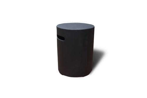 Gasflaschen-Abdeckung Beton-Optik schwarz für 5kg-Flaschen