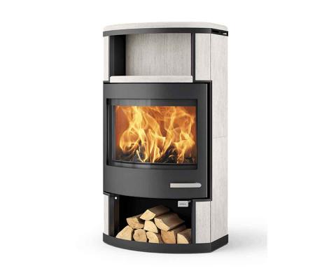 stove Skantherm Ator Panorama natural stone