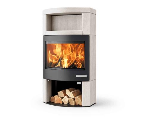 Kaminofen Skantherm Ator Plus Panorama Naturstein