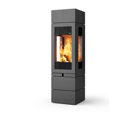 Preview: Kaminofen Skantherm Elements 400 3 Seiten mit 2 Zusatzmodulen