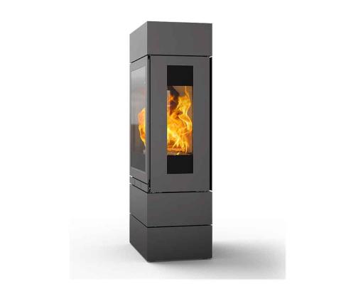 Kaminofen Skantherm Elements 603 3 Seiten mit 2 Zusatzmodulen