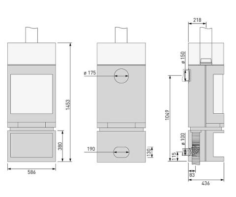 Preview: Kaminofen Skantherm Emotion XXL