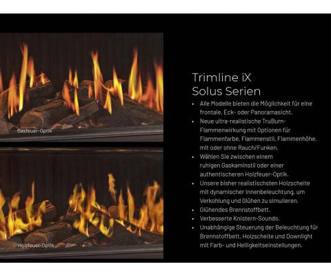 Elektrokamin Trimline Fires Solus iX10