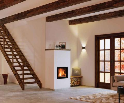 Preview: Brunner Kamineinsatz BKH 5.0 Flach 42-50 DT green