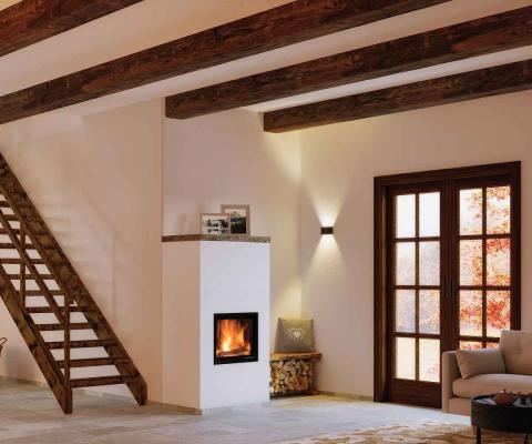 Preview: Brunner fireplace BKH 5.0 Flach 42-50 ST green