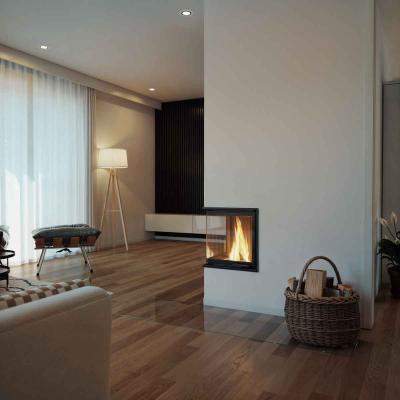 Preview: Brunner fireplace BKH 5.0 Eck 42-42-42 DTL green