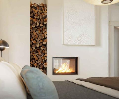 Preview: Brunner fireplace BKH 5.0 Tunnel 42-66 DT green