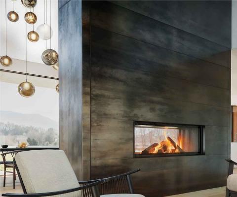 Preview: Brunner fireplace BKH 5.0 Tunnel 50-162 ST green