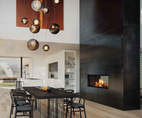 Preview: Brunner fireplace BKH 5.0 Tunnel 50-162 ST green