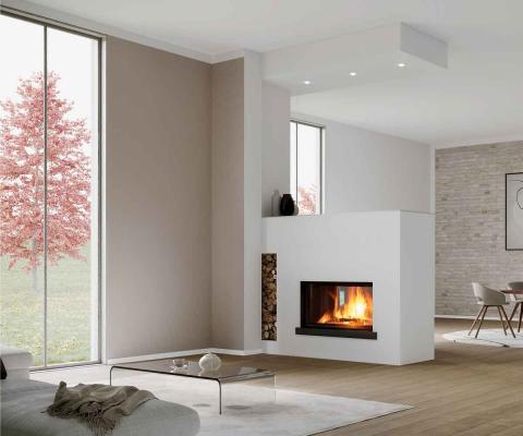 Preview: Brunner fireplace BKH 5.0 Tunnel 50-98 ST green