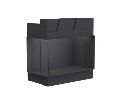 Gas fireplace from Brunner Eck-Kamin Gas 48/70/32 left