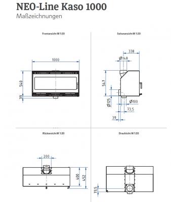 fireplace cassette Kaso 1000 from Camina-Schmid