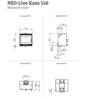 fireplace cassette Kaso 550 from Camina-Schmid