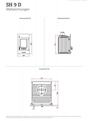 Preview: Heizeinsatz Camina-Schmid SH 9 D