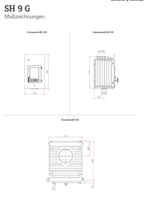 Preview: Heizeinsatz Camina-Schmid SH 9 G