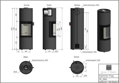 Cera Design stove Prego