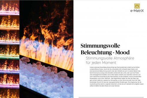 Faber e-MatriX Mood 800/650 III Electric Fireplace