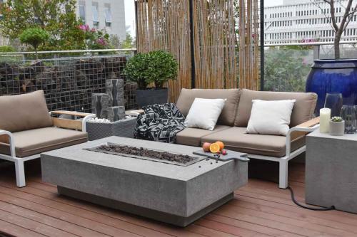 Elementi gas fire pit Hampton