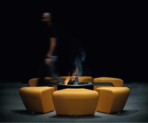 Glammfire Fire Pit Circus Wood