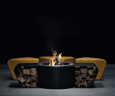 Glammfire Fire Pit Circus Wood