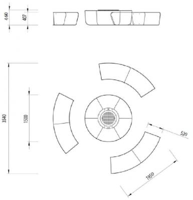 Preview: Glammfire Feuerstelle Zarzuela