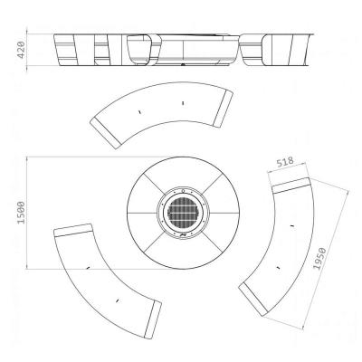 Preview: Glammfire Feuerstelle Zarzuela