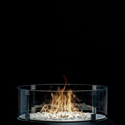 Preview: Glammfire Feuerstelle Mime Gas mit Glas und Steinen