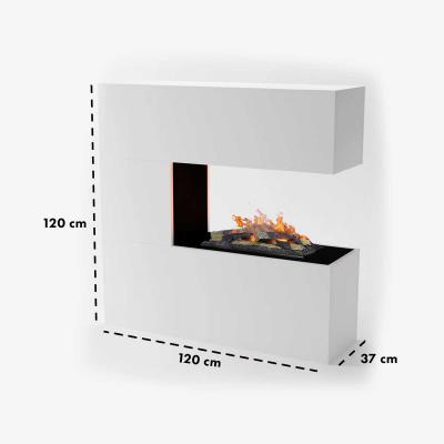 Glow Fire Elektrokamin Schiller Opti-Myst