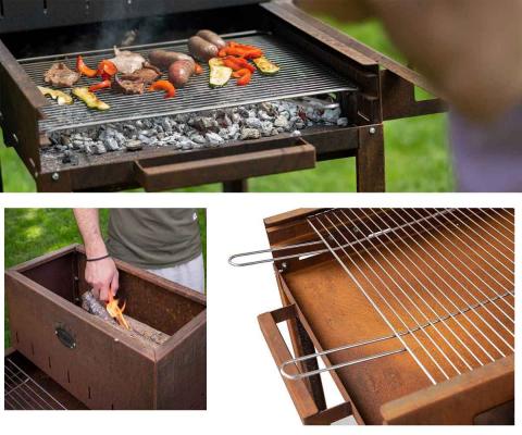 Clementi Holzgrill Flipper