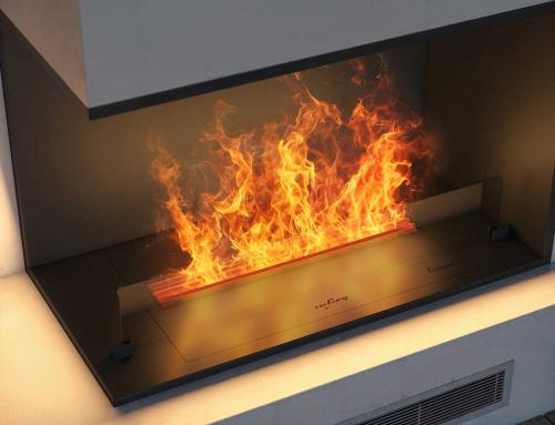 Elektro-Einbaukamin Invapo Corner 800 von Infire