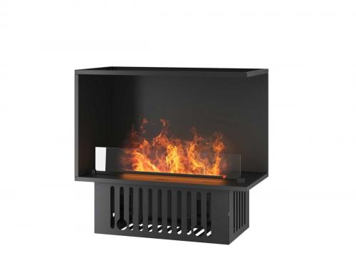 Elektro-Einbaukamin Invapo Corner 800 von Infire