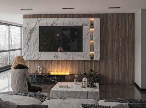 Preview: Automatik Bioethanol-Einbaubrenner Burner 1000 Etronic von Infire