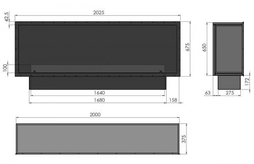 Preview: Automatik Bioethanol-Einbaukamin Inside 2000 Etronic von Infire