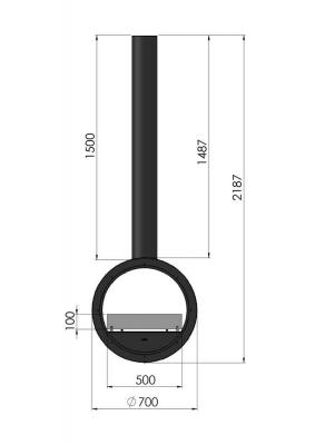 bioethanolkamin Incyrcle 2Side von Infire